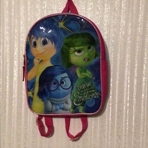 Disney Inside Out Mini Backpack  11" Everyday Is Full Of Emotions Toddler
